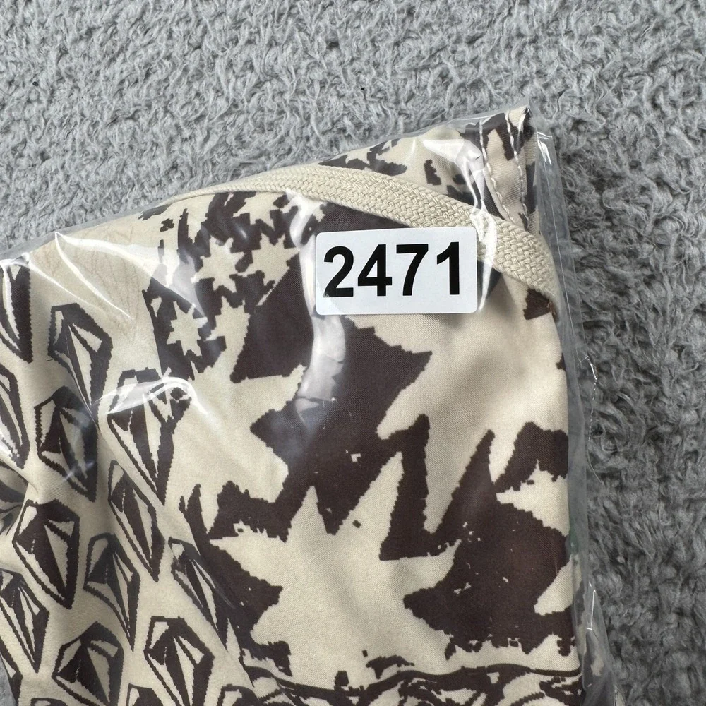 Y2K Vintage Volcom Board Shorts‎ Men 38 Swim Trunks Surfer Print Beach AOP